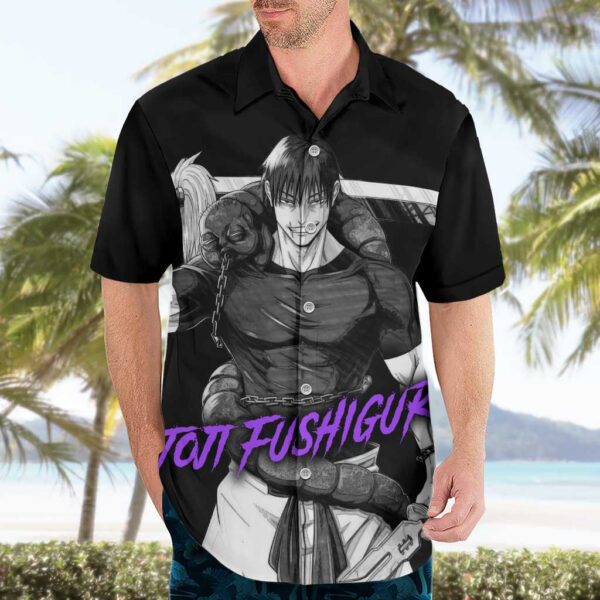 Chemise hawaïenne Toji Fushiguro Jujutsu Kaisen Anime - Maison Otaku – Image 3