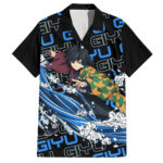 Chemise hawaïenne Tomioka Giyu Demon Slayer Anime Japon – Maison Otaku