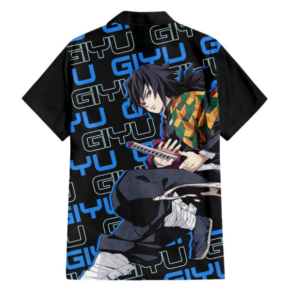 Chemise hawaïenne Tomioka Giyu Demon Slayer Anime Japon - Maison Otaku – Image 2