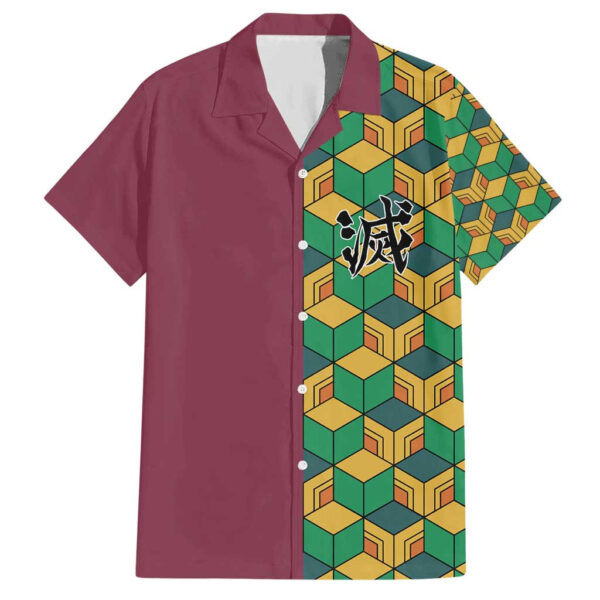 Chemise hawaïenne Tomioka Giyu Haori Demon Slayer Anime - Maison Otaku