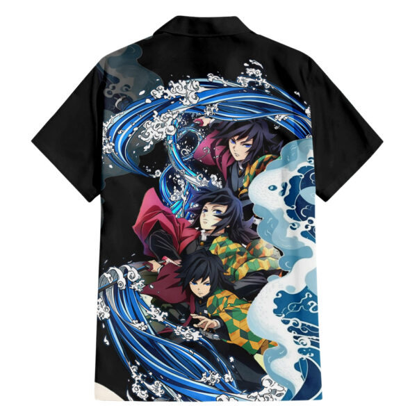 Chemise hawaïenne Tomioka Giyuu Demon Slayer Anime Japon - Maison Otaku – Image 2