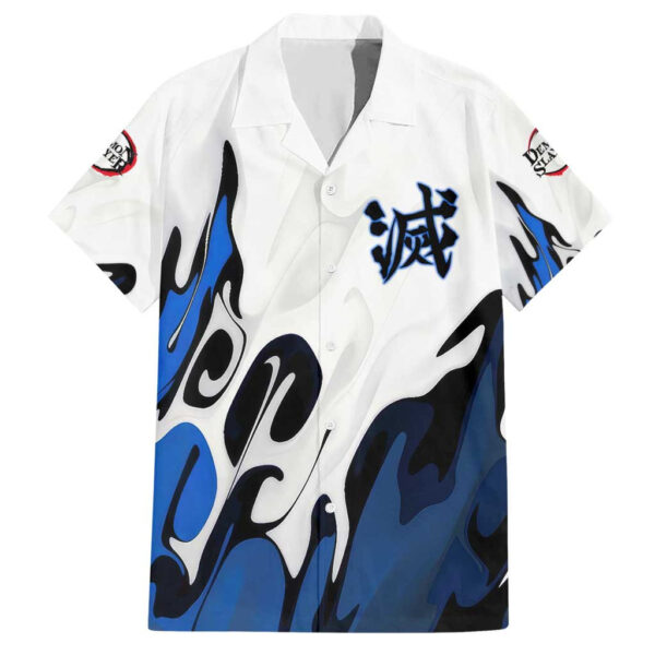 Chemise hawaïenne Tomioka Gyu Demon Slayer Anime - Maison Otaku
