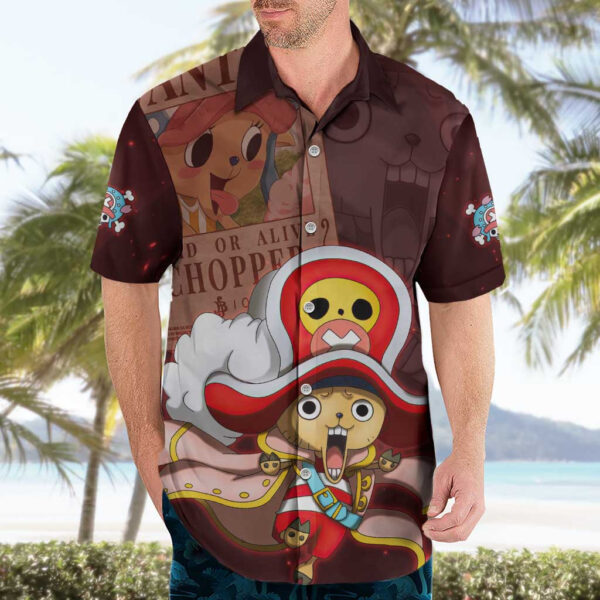 Chemise hawaïenne Tony Tony Chopper One Piece Anime - Maison Otaku – Image 3