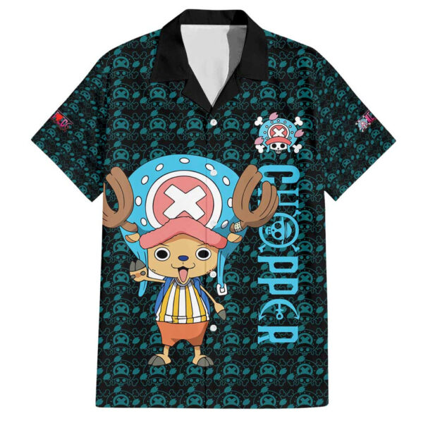 Chemise hawaïenne Tony Tony Chopper Straw Hat Team One Piece Anime - Maison Otaku