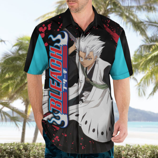 Chemise hawaïenne Toshiro Hitsugaya Bleach - Maison Otaku – Image 3