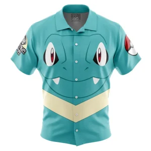 Chemise hawaïenne Visage Carapuce Pokémon - Maison Otaku