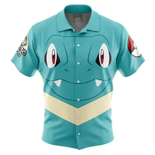 Chemise hawaïenne Visage Carapuce Pokémon - Maison Otaku