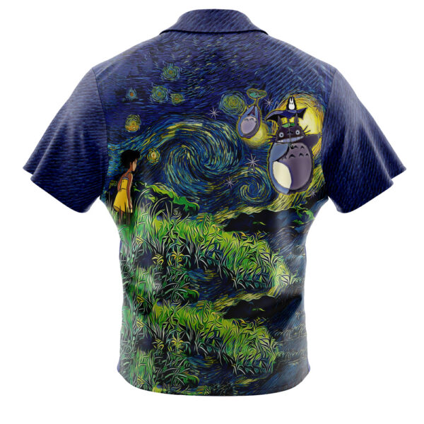 Chemise hawaïenne Totoro Nuit étoilée Studio Ghibli - Maison Otaku – Image 2
