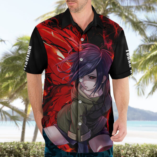 Chemise hawaïenne Touka Kirishima Bleach - Maison Otaku – Image 3