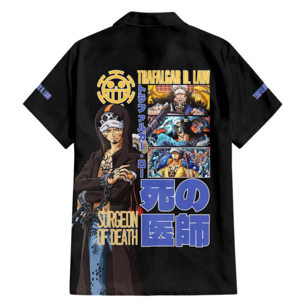 Chemise hawaïenne Trafalgar D. Law One Piece Anime V3 - Maison Otaku