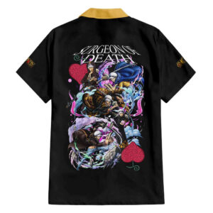 Chemise hawaïenne Trafalgar D. Law One Piece Anime V4 - Maison Otaku