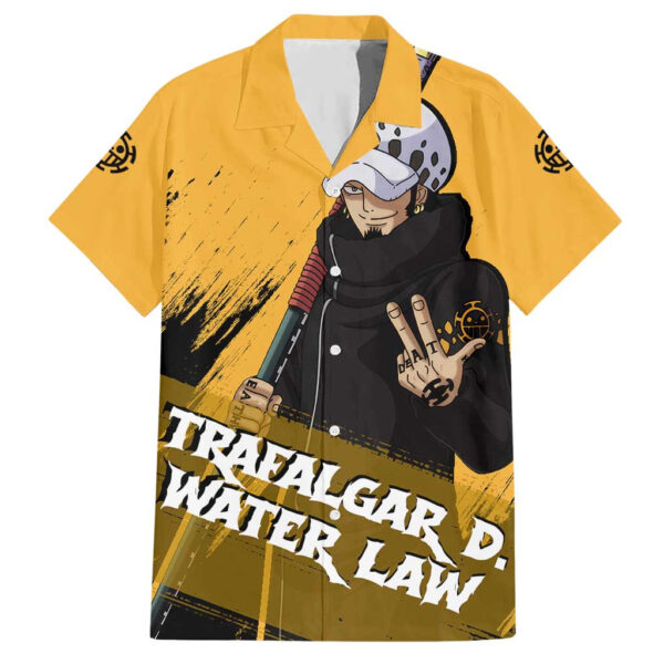 Chemise hawaïenne Trafalgar D. Water Law One Piece Anime - Maison Otaku