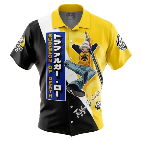 Chemise hawaïenne Trafalgar D. Law One Piece - Maison Otaku