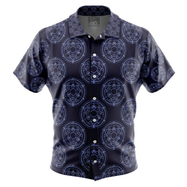 Chemise hawaïenne Cercle de Transmutation - Maison Otaku