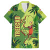 Chemise hawaïenne Treecko Pokémon Anime - Maison Otaku