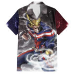Chemise hawaïenne All Might Trippy My Hero Academia Anime – Maison Otaku