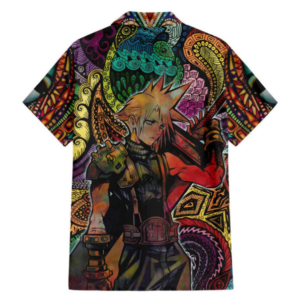 Chemise hawaïenne Trippy Cloud Strife Final Fantasy 7 - Maison Otaku – Image 2