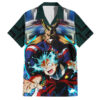 Chemise hawaïenne Trippy Deku x All Might My Hero Academia - Maison Otaku