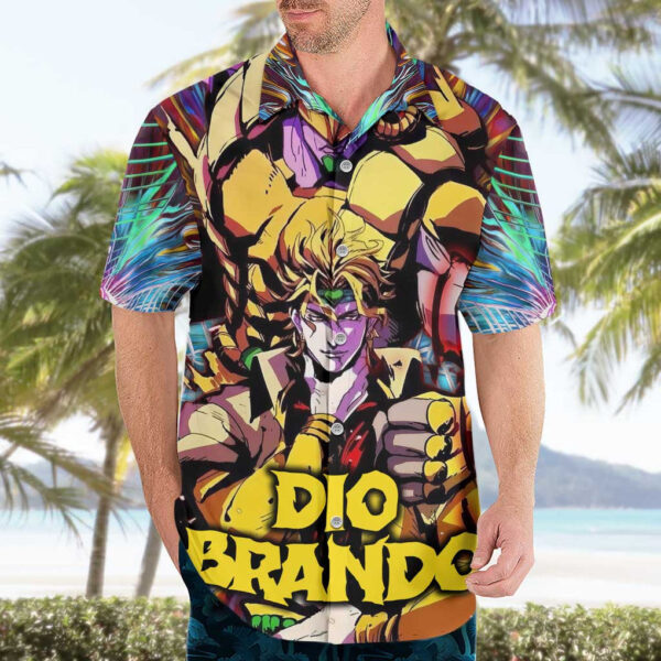 Chemise hawaïenne Trippy Dio Brando JoJo's Bizarre Adventure - Maison Otaku – Image 3