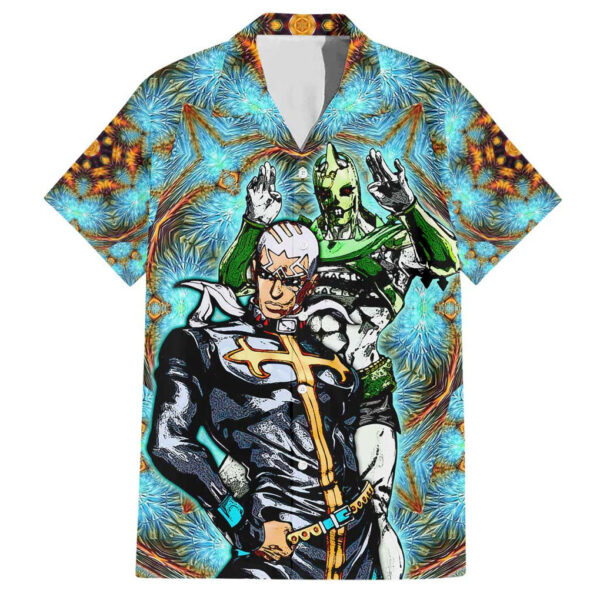 Chemise hawaïenne Trippy Enrico Pucci C-Moon JoJo's Bizarre Adventure - Maison Otaku