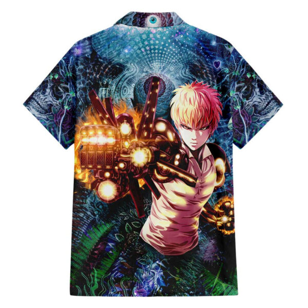 Chemise hawaïenne Trippy Genos One Punch Man - Maison Otaku – Image 2