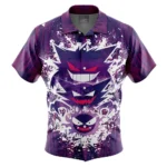 Chemise hawaïenne Trippy Évolution Fantôme Spectrum Ectoplasma Pokémon – Maison Otaku