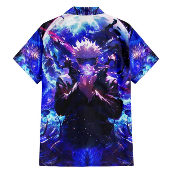 Chemise hawaïenne Trippy Gojo Satoru Jujutsu Kaisen - Maison Otaku – Image 2