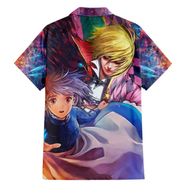 Chemise hawaïenne Trippy Howl's Moving Castle Studio Ghibli - Maison Otaku – Image 2