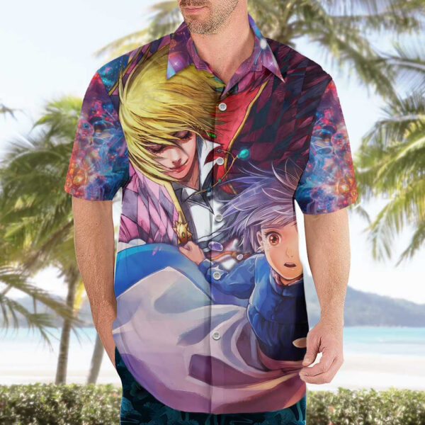 Chemise hawaïenne Trippy Howl's Moving Castle Studio Ghibli - Maison Otaku – Image 3