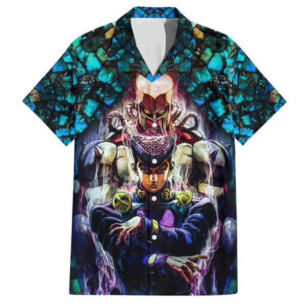 Chemise hawaïenne Trippy Josuke Shining Diamond JoJo's Bizarre Adventure - Maison Otaku