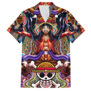Chemise hawaïenne Trippy Monkey D. Luffy One Piece - Maison Otaku