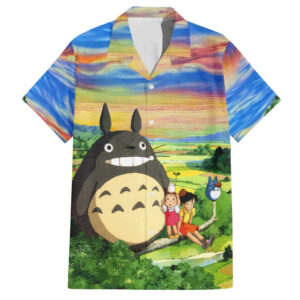 Chemise hawaïenne Trippy My Neighbor Totoro Studio Ghibli - Maison Otaku