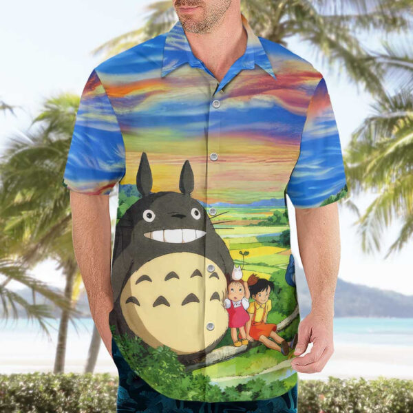 Chemise hawaïenne Trippy My Neighbor Totoro Studio Ghibli - Maison Otaku – Image 3