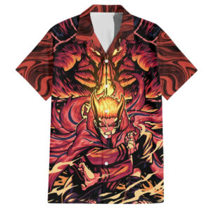 Chemise hawaïenne Trippy Naruto Baryon Mode Boruto - Maison Otaku