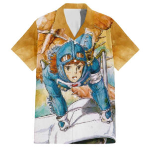 Chemise hawaïenne Trippy Nausicaä of the Valley of the Wind Studio Ghibli - Maison Otaku
