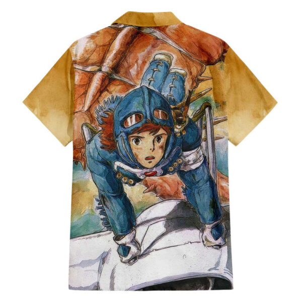 Chemise hawaïenne Trippy Nausicaä of the Valley of the Wind Studio Ghibli - Maison Otaku – Image 2