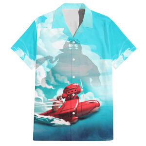 Chemise hawaïenne Trippy Porco Rosso Studio Ghibli - Maison Otaku