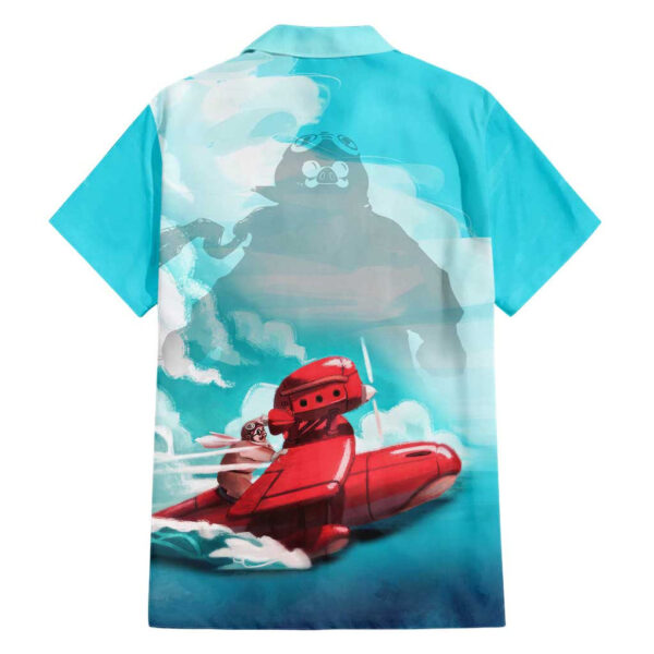 Chemise hawaïenne Trippy Porco Rosso Studio Ghibli - Maison Otaku – Image 2
