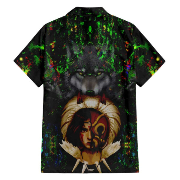 Chemise hawaïenne Trippy Princess Mononoke Studio Ghibli - Maison Otaku – Image 2