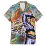 Chemise hawaïenne Trippy Rohan Kishibe Heavens Door JoJo’s Bizarre Adventure – Maison Otaku