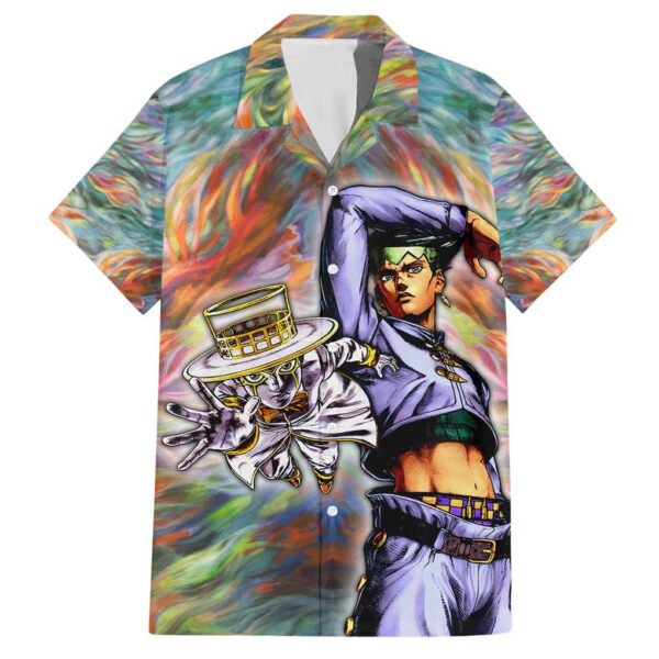 Chemise hawaïenne Trippy Rohan Kishibe Heavens Door JoJo's Bizarre Adventure - Maison Otaku