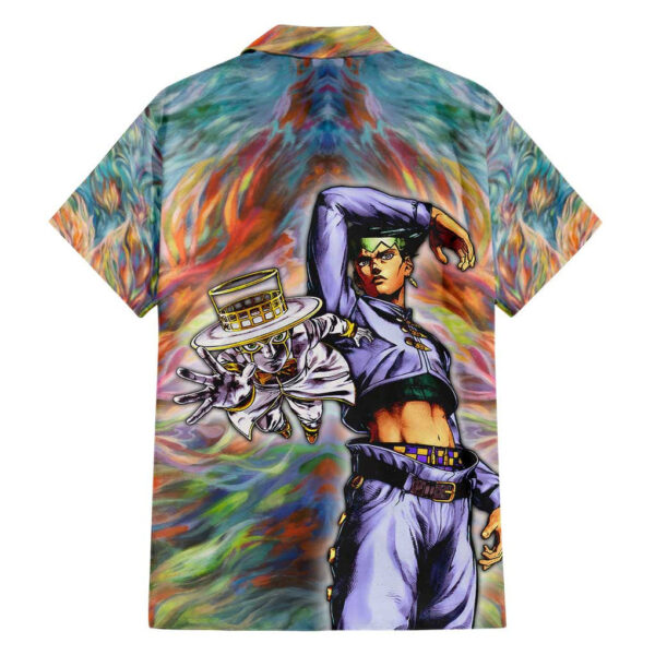 Chemise hawaïenne Trippy Rohan Kishibe Heavens Door JoJo's Bizarre Adventure - Maison Otaku – Image 2