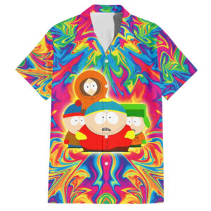 Chemise hawaïenne Trippy South Park - Maison Otaku