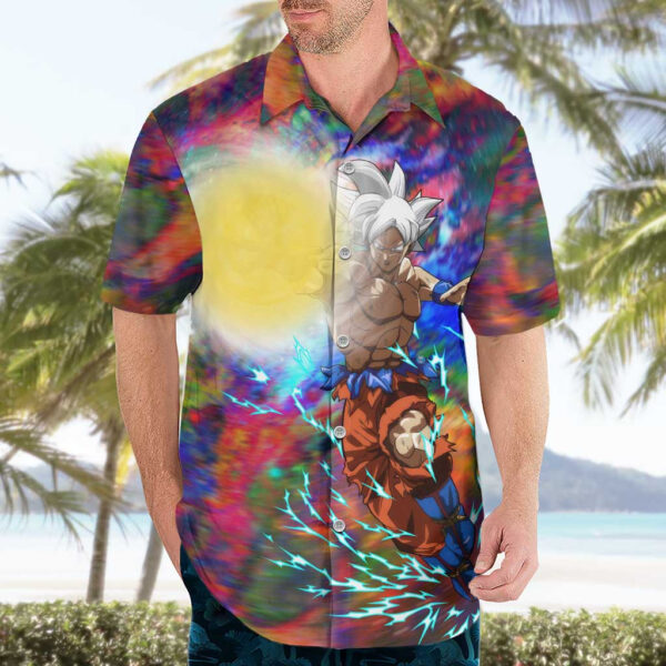 Chemise hawaïenne Trippy Ultra Instinct Goku Dragon Ball Z - Maison Otaku – Image 3