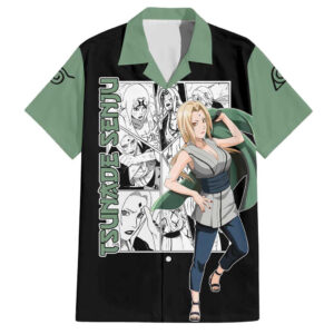 Chemise hawaïenne Tsunade Senju Naruto Mix Manga - Maison Otaku