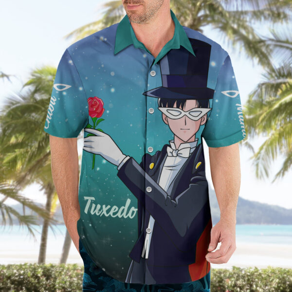 Chemise hawaïenne Tuxedo Sailor Moon - Maison Otaku – Image 3