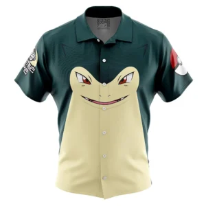 Chemise hawaïenne Visage Typhlosion Pokémon - Maison Otaku