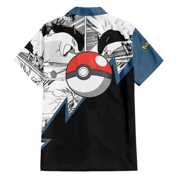 Chemise hawaïenne Typhlosion Mix Manga Pokémon - Maison Otaku – Image 2
