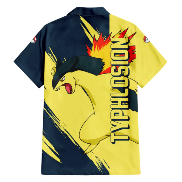 Chemise hawaïenne Typhlosion Pokémon - Maison Otaku – Image 2