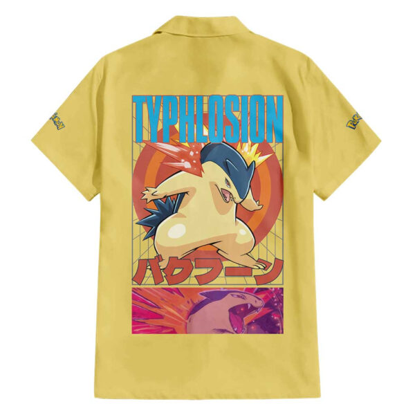 Chemise hawaïenne Typhlosion Pokémon Streetwear - Maison Otaku – Image 2